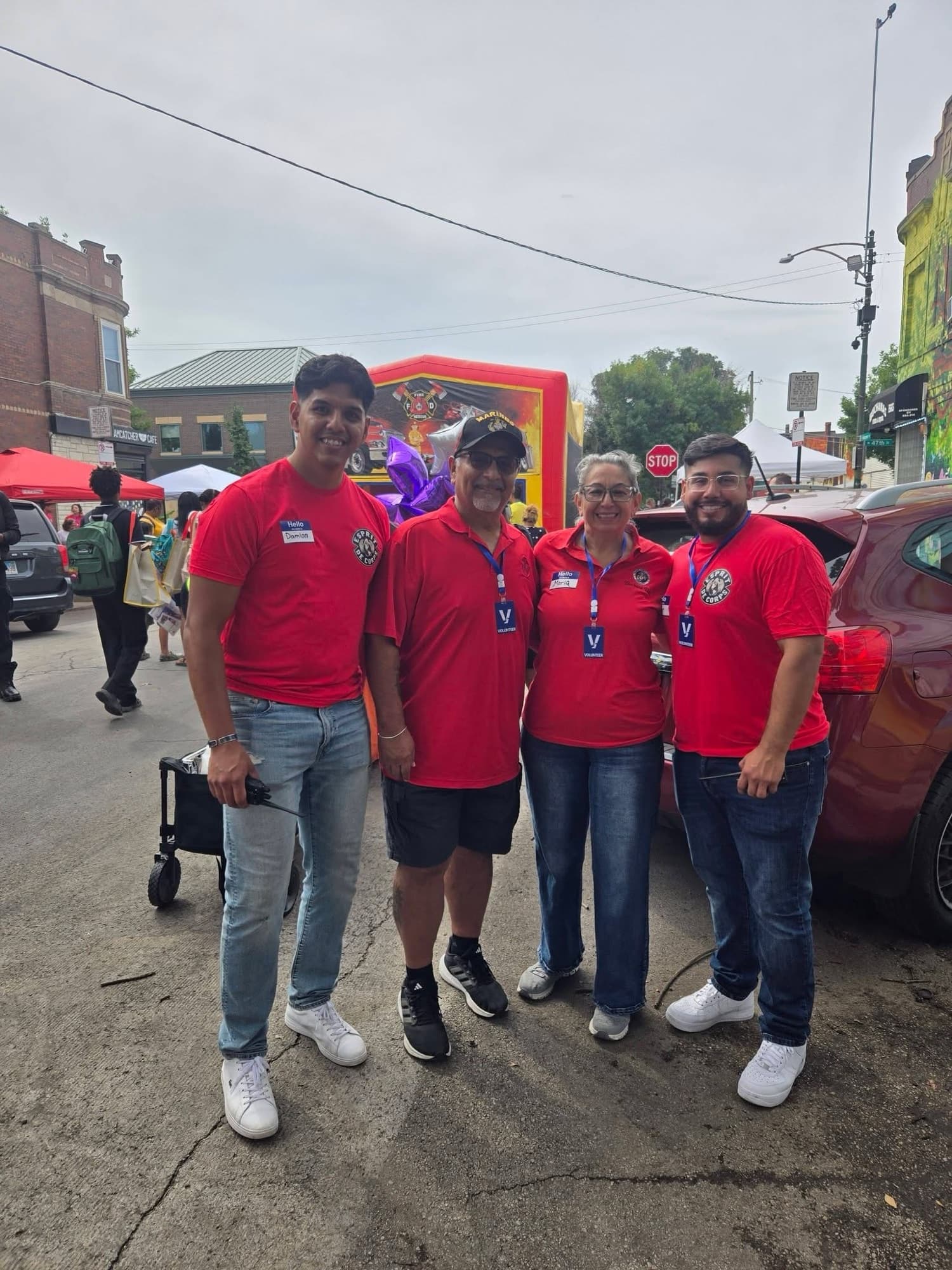 The Esprit de Corps Foundation community at the 2026 Back to School Community Day in Chicago