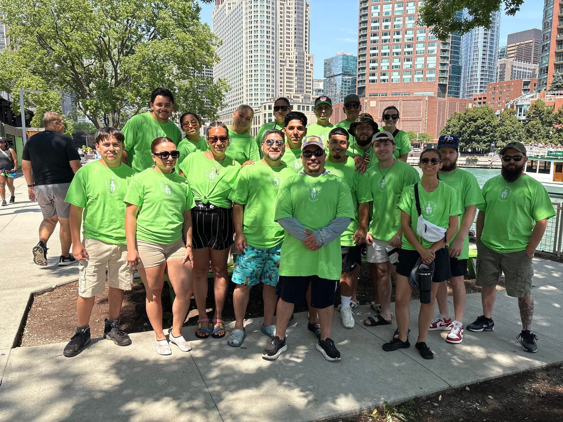 Chicago veterans on outdoor adventure with Esprit de Corps Foundation EDC Outdoors program