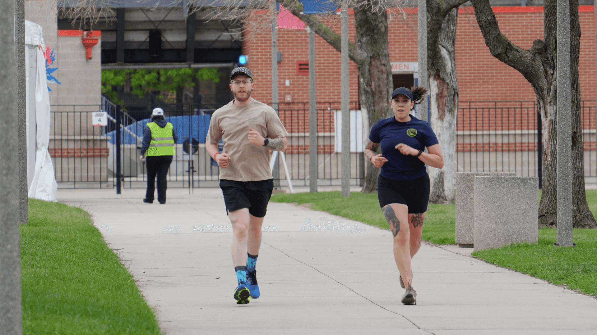 Veterans running at the MURPH Challenge Memorial Day fitness event in Chicago